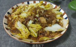 白菜粉条炖肉的做法,白菜粉条炖肉的烹饪秘籍